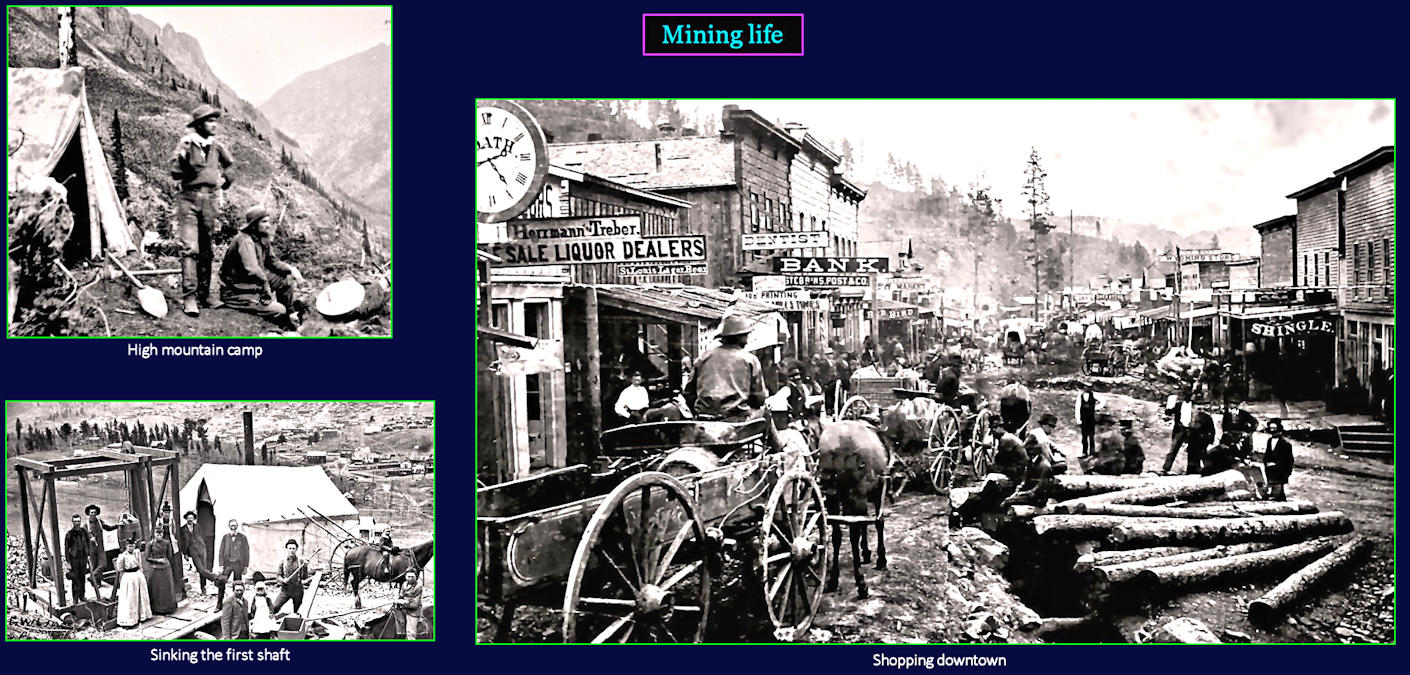 Mining life, 1870